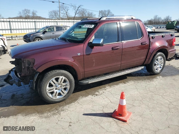 2007 Ford Explorer Sport Trac Limited with VIN 1FMEU33877UA96642, listed as a Copart auction lot 48161925 with 172,478 mi miles and Salvage Title. Bid and sale history available at carsss.com. Image 1.