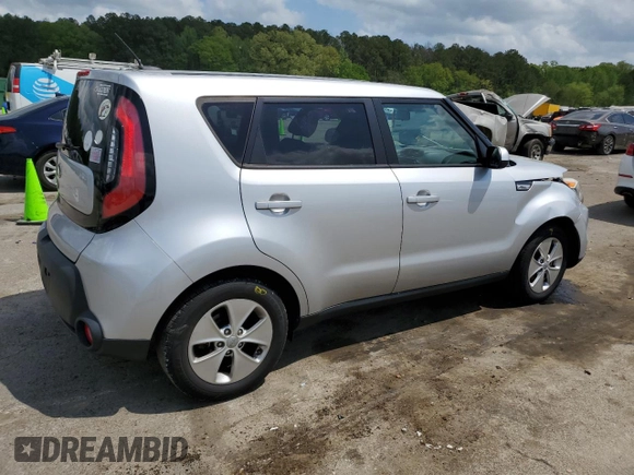 2015 Kia Soul with VIN KNDJN2A24F7812810, listed as a Copart auction lot 51755365 with 111,120 mi miles and Salvage Title. Bid and sale history available at DreamBid. Image 3.
