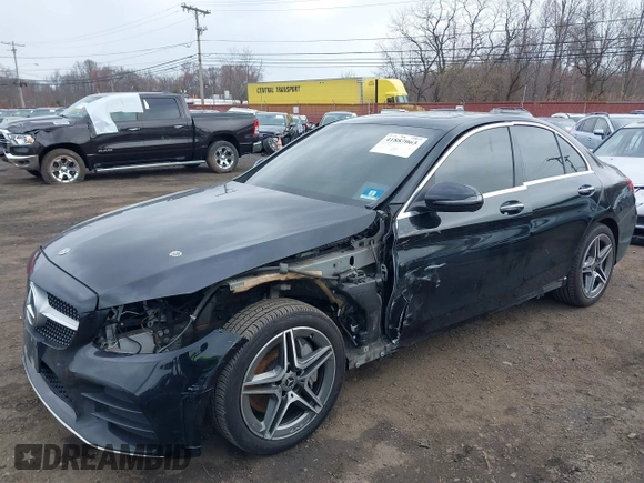 2020 Mercedes-Benz C 300 with VIN WDDWF8EB7LR549783, listed as a IAAI auction lot 41887063 with 83,443 mi miles and . Bid and sale history available at DreamBid. Image 6.