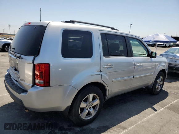 2009 Honda Pilot EX-L with VIN 5FNYF48649B028206, listed as a Copart auction lot 54773965 with 167,134 mi miles and Salvage Title. Bid and sale history available at carsss.com. Image 3.