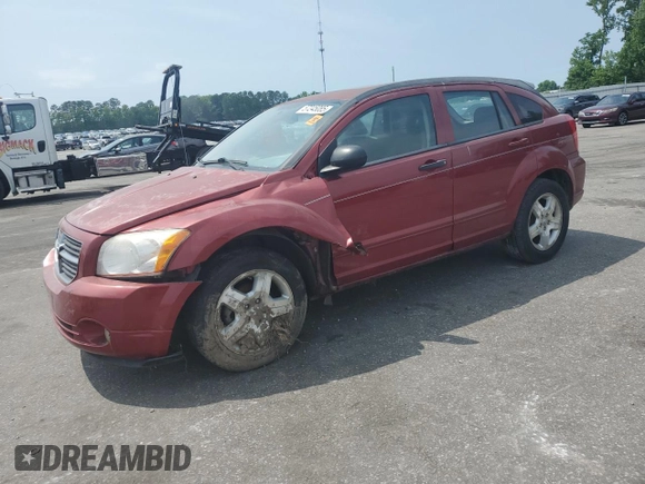 2007 Dodge Caliber SXT z VIN 1B3HB48B97D202527, wystawiony jako Copart lot #57245085 z przebiegiem 133 366 mil mil oraz Szkoda całkowita • Salvage title. Historia ofert i sprzedaży dostępna na DreamBid. Obrazek 1.