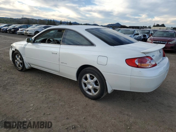 2003 Toyota Solara SE with VIN 2T1CF22P83C608702, listed as a Copart auction lot 87129974 with 116,363 mi miles and Salvage Title. Bid and sale history available at carsss.com. Image 2.