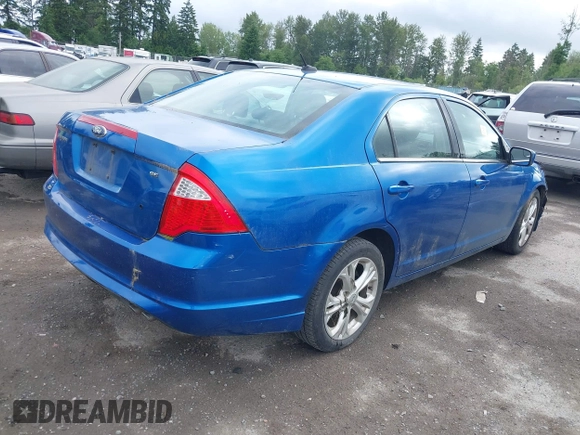 2012 Ford Fusion SE with VIN 3FAHP0HA7CR440092, listed as a IAAI auction lot 42431929 with 117,686 mi miles and . Bid and sale history available at DreamBid. Image 4.