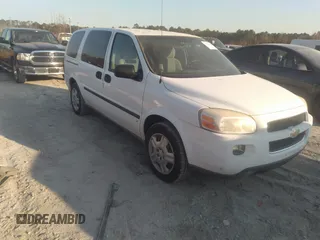 2008 Chevrolet Uplander LS with VIN 1GNDV23W98D130546, listed as a IAAI auction lot 41666342 with 186,601 mi miles. Bid and sale history available at carsss.com. Image 1.