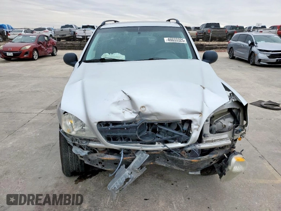 1999 Mercedes-Benz M 320/430/500 with VIN 4JGAB54E8XA060898, listed as a Copart auction lot 46033325 with Not provided miles and Salvage title. Bid and sale history available at DreamBid. Image 5.