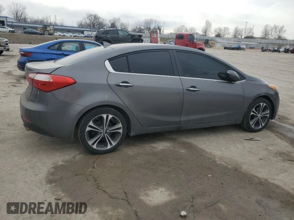2014 Kia Forte EX with VIN KNAFZ4A81E5078791, listed as a Copart auction lot 46896975 with 148,551 mi miles and Salvage Title. Bid and sale history available at carsss.com. Image 3.