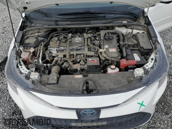 2021 Toyota Corolla Hybrid LE with VIN JTDEAMDE3MJ013373, listed as a Copart auction lot 48709785 with 136,422 mi miles and Salvage Title. Bid and sale history available at carsss.com. Image 13.