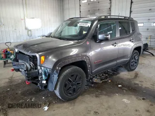2018 Jeep Renegade Trailhawk с VIN ZACCJBCB0JPH27962, выставлен на аукционе Copart как лот 60558205 с пробегом 39 924 миль миль и Чистый • Clean title. История ставок и продаж доступна на DreamBid. Изображение 1.