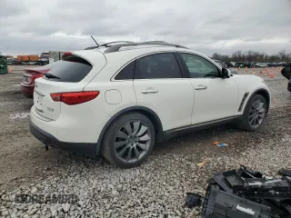2013 Infiniti FX with VIN JN8CS1MW0DM171913, listed as a Copart auction lot 50718035 with Not Provided miles and Non Repairable. Bid and sale history available at carsss.com. Image 3.