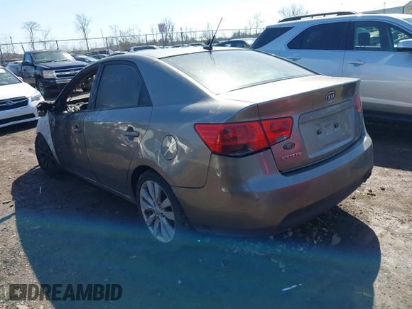 2010 Kia Forte SX with VIN KNAFW4A36A5305822, listed as a IAAI auction lot 41827311 with 1 mi miles. Bid and sale history available at carsss.com. Image 3.