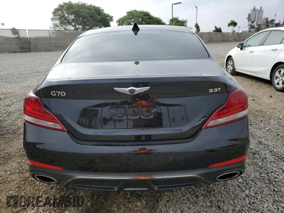 2020 Genesis G70 3.3T with VIN KMTG34LE5LU049746, listed as a Copart auction lot 59583214 with 35,704 mi miles and Salvage Title. Bid and sale history available at carsss.com. Image 6.