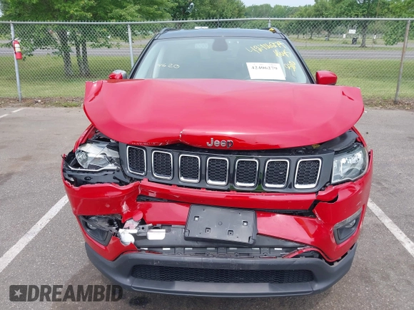 2018 Jeep Compass Latitude с VIN 3C4NJDBB7JT223360, выставлен на аукционе IAAI как лот 42406279 с пробегом 15 410 миль миль и . История ставок и продаж доступна на DreamBid. Изображение 12.