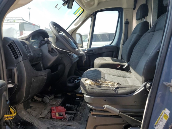 2019 Ram ProMaster Cargo Van with VIN 3C6URVJG7KE558204, listed as a Copart auction lot 50204845 with 134,694 mi miles and Clean Title. Bid and sale history available at carsss.com. Image 7.