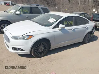 2015 Ford Fusion Titanium with VIN 3FA6P0K90FR282320, listed as a IAAI auction lot 41777384 with 154,204 mi miles. Bid and sale history available at carsss.com. Image 17.