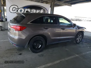 2013 Acura RDX Technology with VIN 5J8TB4H54DL021020, listed as a Copart auction lot 55143415 with 217,408 mi miles and Salvage Title. Bid and sale history available at DreamBid. Image 3.