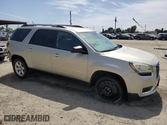 2016 GMC Acadia SLE with VIN 1GKKRNEDXGJ154831, listed as a Copart auction lot 57627725 with 122,915 mi miles and Salvage title. Bid and sale history available at DreamBid. Image 4.