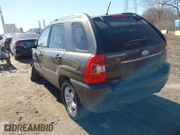 2010 Kia Sportage LX with VIN KNDKGCA32A7697677, listed as a IAAI auction lot 41694920 with 158,212 mi miles and . Bid and sale history available at carsss.com. Image 3.