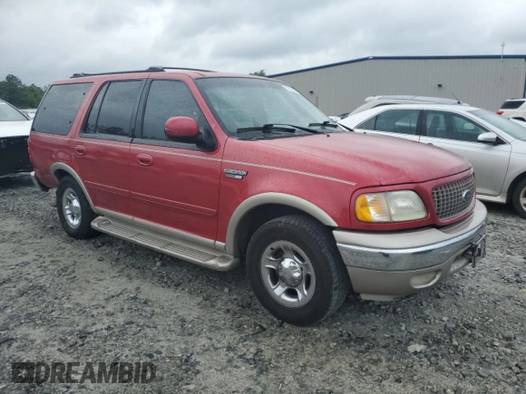 2002 Ford Expedition XLT with VIN 1FMEU17L02LA79716, listed as a Copart auction lot 57635465 with 230,298 mi miles and Salvage title. Bid and sale history available at DreamBid. Image 4.