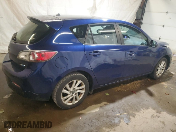 2013 Mazda 3 i Touring with VIN JM1BL1LP3D1773754, listed as a Copart auction lot 55914945 with 157,547 mi miles and Salvage title. Bid and sale history available at DreamBid. Image 3.