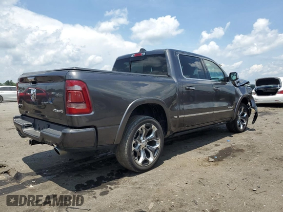 2020 Ram 1500 Limited with VIN 1C6SRFHT3LN194120, listed as a Copart auction lot 63048375 with 65,137 mi miles and Salvage title. Bid and sale history available at DreamBid. Image 3.