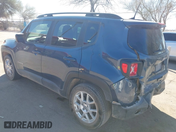 2020 Jeep Renegade Latitude with VIN ZACNJABB4LPL84593, listed as a IAAI auction lot 41645340 with 60,184 mi miles and . Bid and sale history available at DreamBid. Image 6.