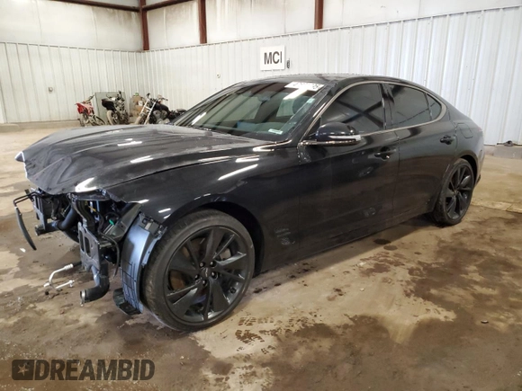 2022 Genesis G70 3.3T с VIN KMTG54TE5NU100899, выставлен на аукционе Copart как лот 47631595 с пробегом 33 269 миль миль и Чистый • Clean title. История ставок и продаж доступна на DreamBid. Изображение 1.