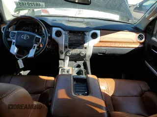 2021 Toyota Tundra Platinum with VIN 5TFAY5F16MX021555, listed as a Copart auction lot 46720185 with 136,112 mi miles and Salvage title. Bid and sale history available at DreamBid. Image 8.