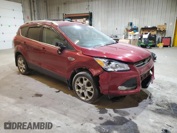 2016 Ford Escape Titanium with VIN 1FMCU9J93GUB50010, listed as a Copart auction lot 85887364 with 36,333 mi miles and Salvage Title. Bid and sale history available at DreamBid. Image 4.