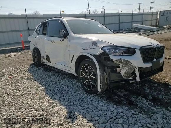 2022 BMW X3 M40i with VIN 5UX83DP03N9K37297, listed as a Copart auction lot 48956625 with 28,165 mi miles and Salvage Title. Bid and sale history available at DreamBid. Image 11.