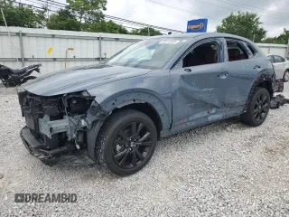 2022 Mazda CX-30 S Carbon Edition with VIN 3MVDMBCL9NM415537, listed as a Copart auction lot 60514655 with 33,062 mi miles and Salvage title. Bid and sale history available at DreamBid. Image 1.