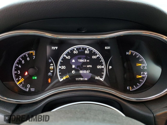 2017 Jeep Grand Cherokee Limited with VIN 1C4RJEBG2HC628499, listed as a Copart auction lot 47594825 with 117,781 mi miles and Salvage Title. Bid and sale history available at carsss.com. Image 9.