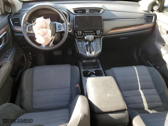 2021 Honda CR-V EX with VIN 5J6RW2H50ML012780, listed as a Copart auction lot 50376445 with 0 mi miles and Salvage Title. Bid and sale history available at carsss.com. Image 8.