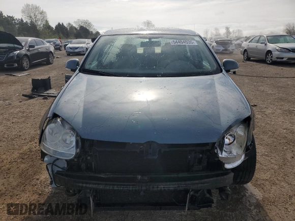 2006 Volkswagen Jetta 2.5L with VIN 3VWSF71K36M622515, listed as a Copart auction lot 54454535 with 82,105 mi miles and Salvage title. Bid and sale history available at DreamBid. Image 5.