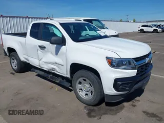 2021 Chevrolet Colorado 2WD Work Truck with VIN 1GCHSBEA8M1194688, listed as a IAAI auction lot 42356036 with 42,920 mi miles and . Bid and sale history available at DreamBid. Image 1.