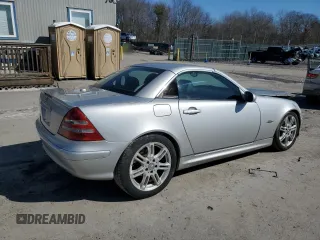 2004 Mercedes-Benz SLK-Class with VIN WDBKK65F74F300543, listed as a Copart auction lot 47282445 with 66,522 mi miles and Salvage Title. Bid and sale history available at carsss.com. Image 3.