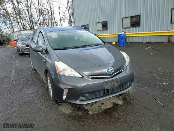 2012 Toyota Prius v Two with VIN JTDZN3EU4C3128721, listed as a Copart auction lot 47031605 with 12,462 mi miles and Salvage Title. Bid and sale history available at carsss.com. Image 11.