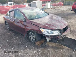 2017 Honda Accord LX with VIN 1HGCR2F37HA107232, listed as a IAAI auction lot 41825973 with 209,004 mi miles. Bid and sale history available at carsss.com. Image 1.