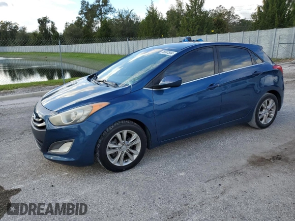 2014 Hyundai Elantra GT with VIN KMHD35LH2EU181072, listed as a Copart auction lot 76887584 with 0 mi miles and Salvage Title. Bid and sale history available at carsss.com. Image 1.