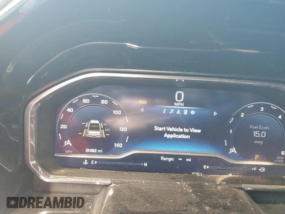 2023 Chevrolet Silverado 1500 RST with VIN 2GCUDEED4P1126097, listed as a Copart auction lot 68518414 with 31,462 mi miles and Salvage Title. Bid and sale history available at DreamBid. Image 9.