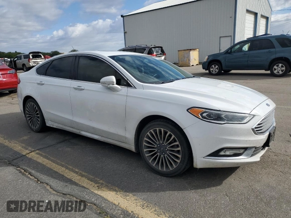 2018 Ford Fusion Titanium with VIN 3FA6P0D94JR247057, listed as a Copart auction lot 56916365 with 101,577 mi miles and Salvage title. Bid and sale history available at DreamBid. Image 4.