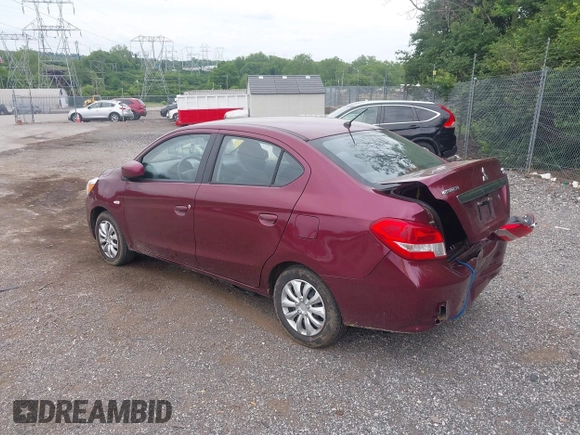 2017 Mitsubishi Mirage ES z VIN ML32F3FJ9HHF13291, wystawiony jako IAAI lot #42340317 z przebiegiem 82 956 mil mil oraz . Historia ofert i sprzedaży dostępna na DreamBid. Obrazek 3.