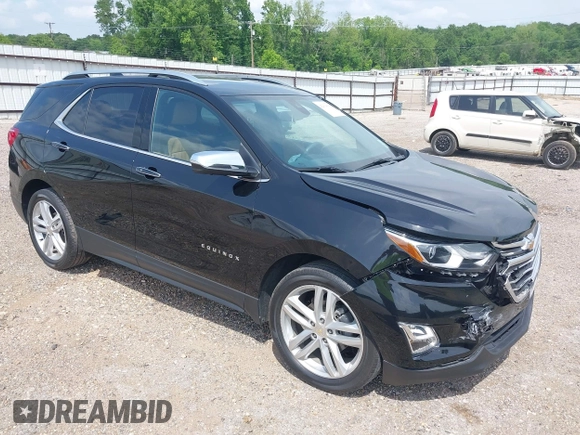 2021 Chevrolet Equinox Premier with VIN 2GNAXNEV5M6151910, listed as a IAAI auction lot 42110010 with 45,911 mi miles and . Bid and sale history available at DreamBid. Image 1.