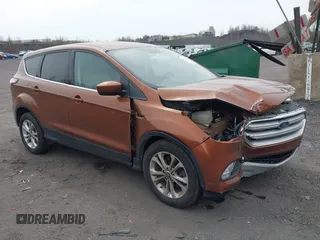 2017 Ford Escape SE with VIN 1FMCU9GD5HUA57132, listed as a IAAI auction lot 42075470 with 106,271 mi miles. Bid and sale history available at carsss.com. Image 1.