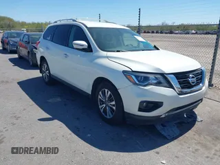 2018 Nissan Pathfinder SL z VIN 5N1DR2MN5JC610240, wystawiony jako IAAI lot #41841057 z przebiegiem 100 217 mil mil oraz . Historia ofert i sprzedaży dostępna na DreamBid. Obrazek 1.