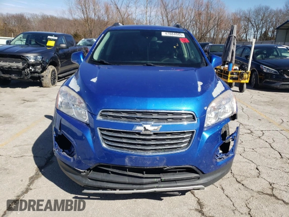 2015 Chevrolet Trax LT with VIN KL7CJLSB8FB253619, listed as a Copart auction lot 47884945 with 103,218 mi miles and Salvage Title. Bid and sale history available at carsss.com. Image 5.