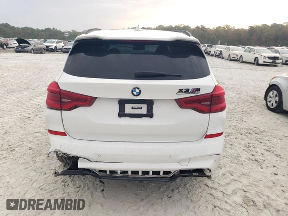 2021 BMW X3 M с VIN 5YMTS0C04M9G57284, выставлен на аукционе Copart как лот 79072684 с пробегом Не указан миль и Списание • Salvage title. История ставок и продаж доступна на DreamBid. Изображение 6.