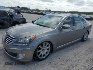 2012 Hyundai Equus Signature with VIN KMHGH4JH6CU046296, listed as a Copart auction lot 46583095 with 113,723 mi miles and Clean Title. Bid and sale history available at DreamBid. Image 1.