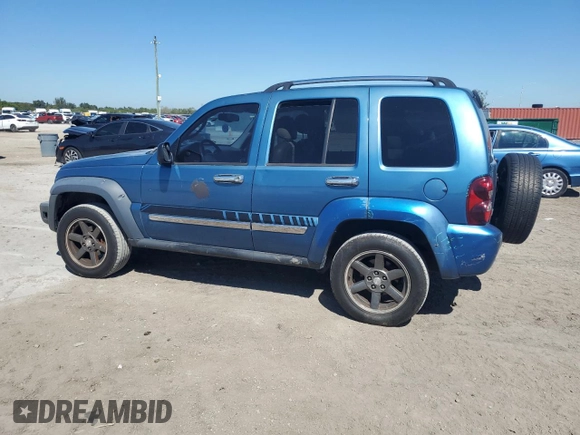 2005 Jeep Liberty Limited with VIN 1J4GK58K35W625406, listed as a Copart auction lot 46988565 with 223,860 mi miles and Salvage Title. Bid and sale history available at carsss.com. Image 2.