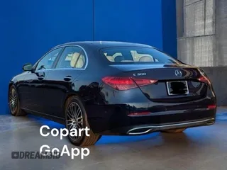 2022 Mercedes-Benz C 300 with VIN W1KAF4HB8NR047902, listed as a Copart auction lot 47275375 with 57,538 mi miles and Clean Title. Bid and sale history available at DreamBid. Image 3.