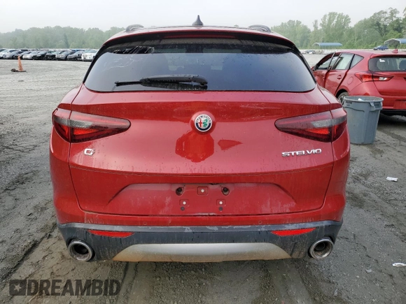 2019 Alfa Romeo Stelvio Ti with VIN ZASPAKBN2K7C35002, listed as a Copart auction lot 55448965 with 109,812 mi miles and Clean title. Bid and sale history available at DreamBid. Image 6.